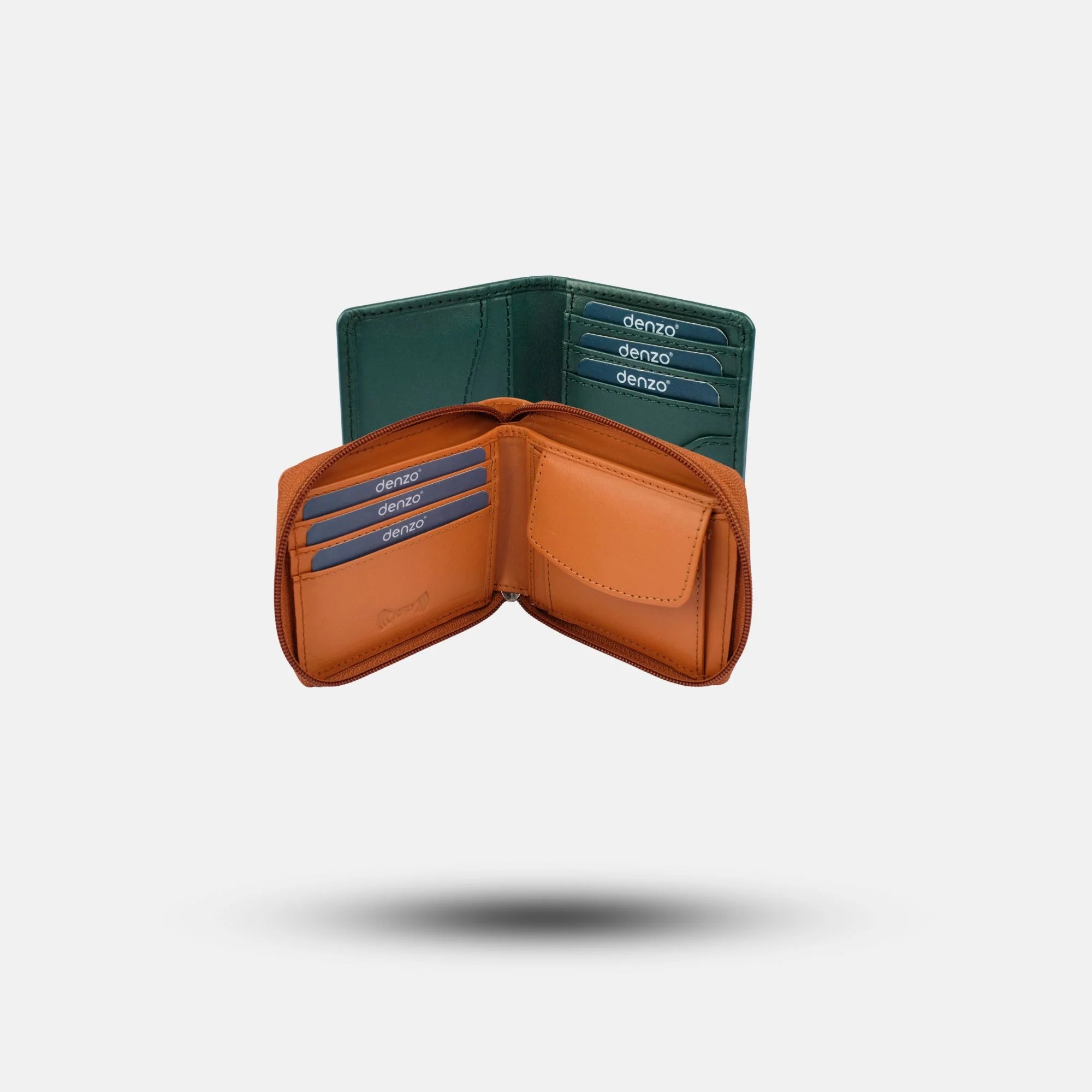 Denzo Classic Leather Wallets Organize Essentials with Elegance