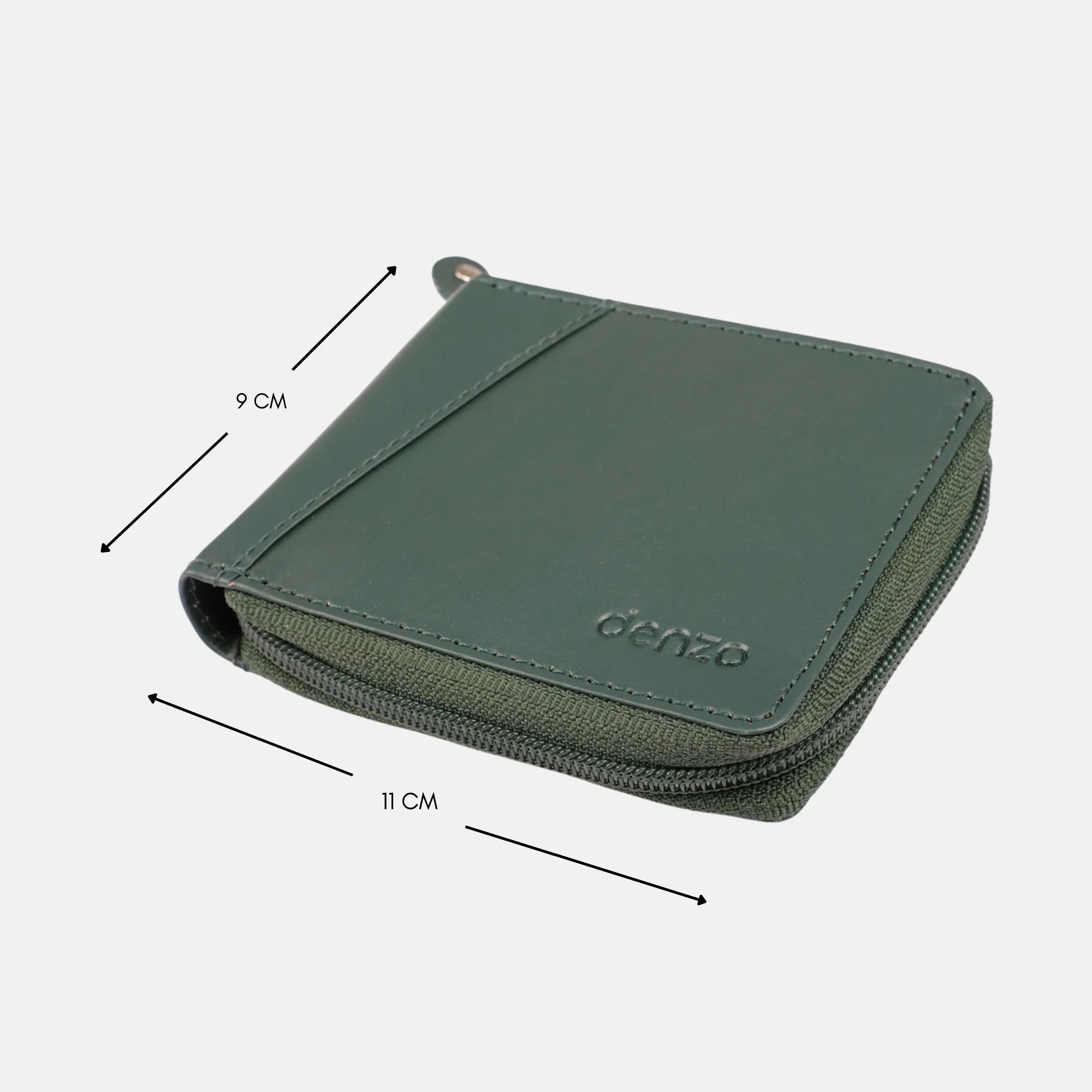 Secure Zip Wallet Green