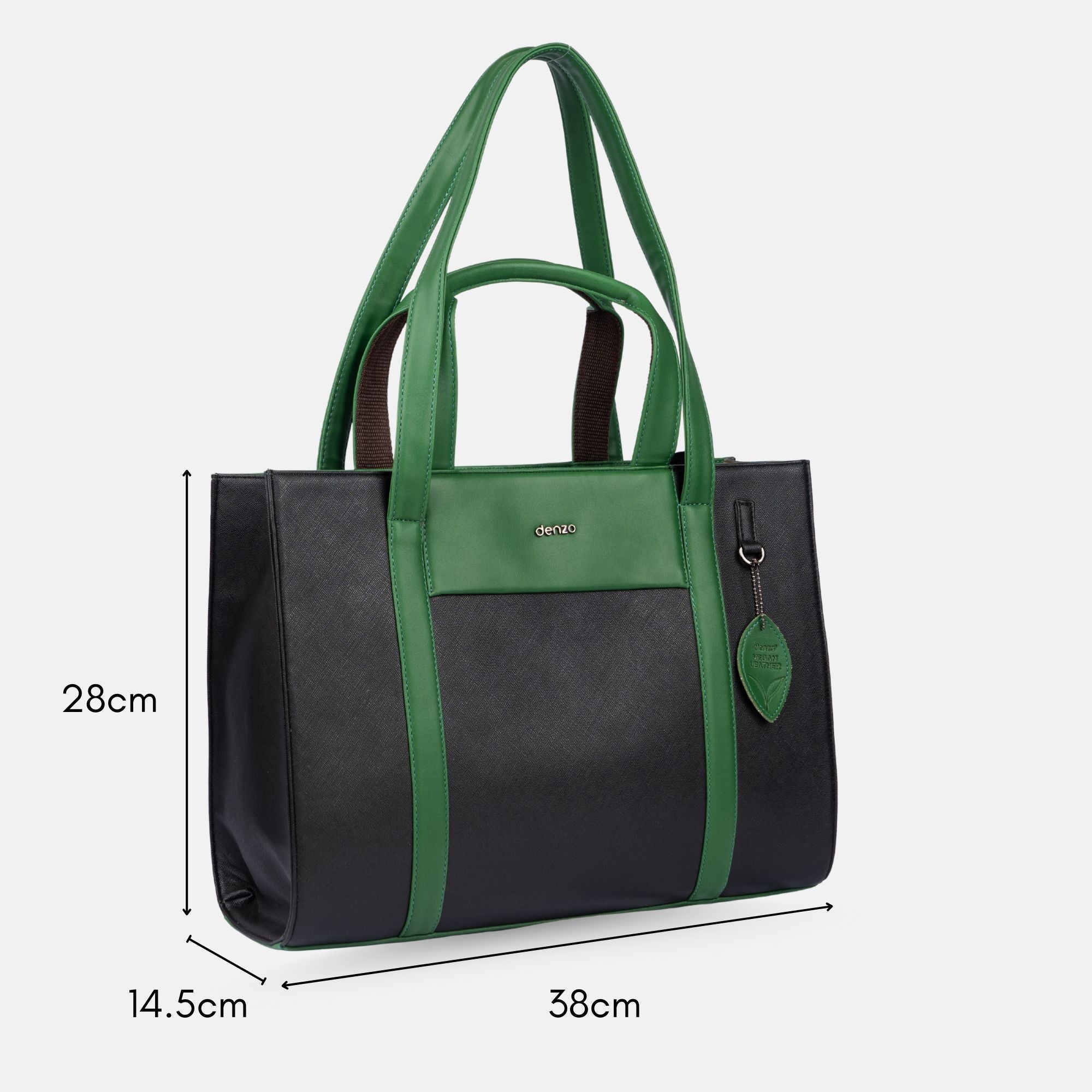 Lady Leader Tote Bag ( Green And Black )