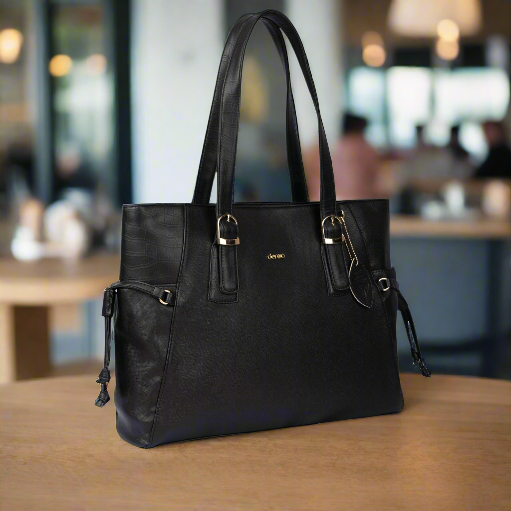 Lady Icon Tote Bag Black