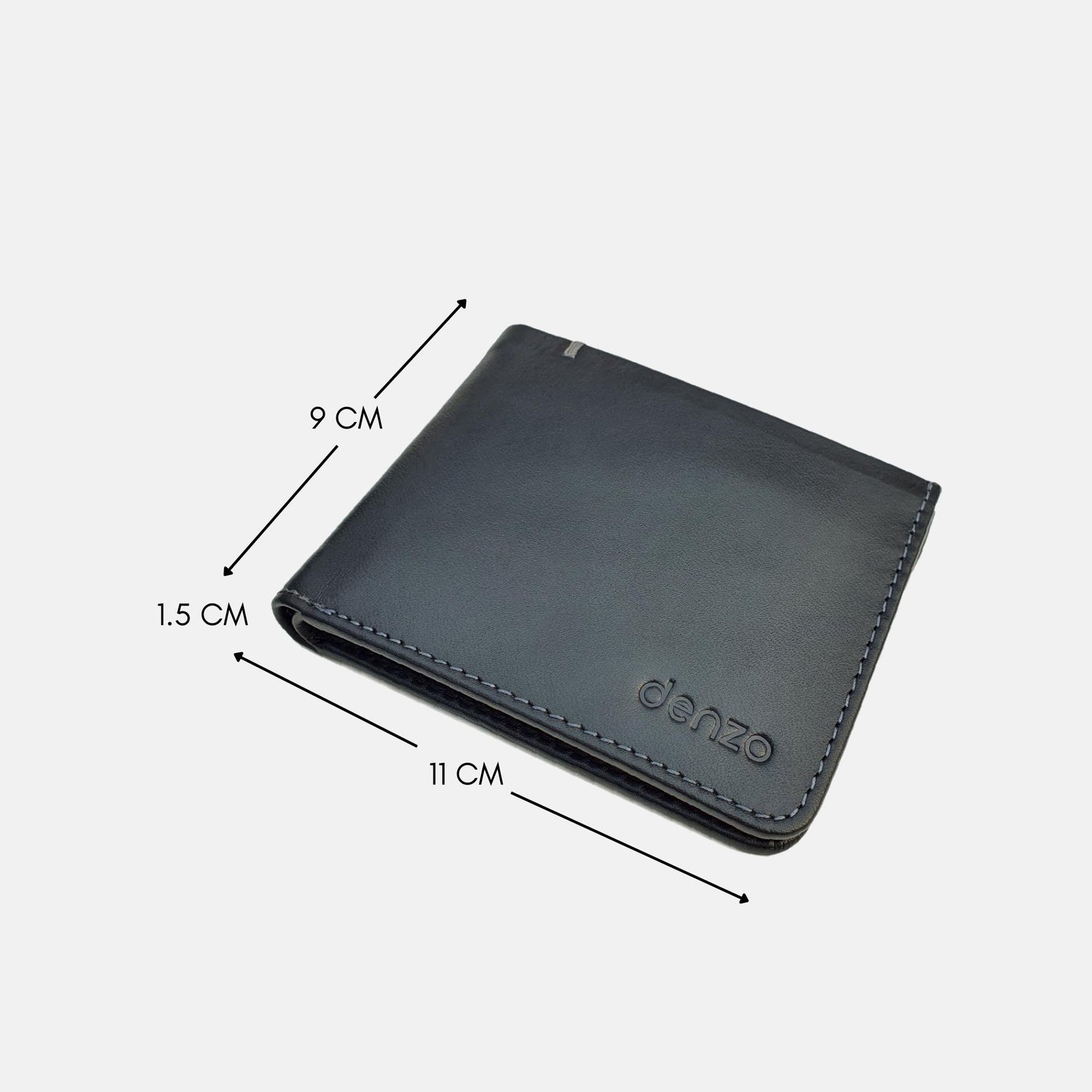 Raven Leather Wallet Black