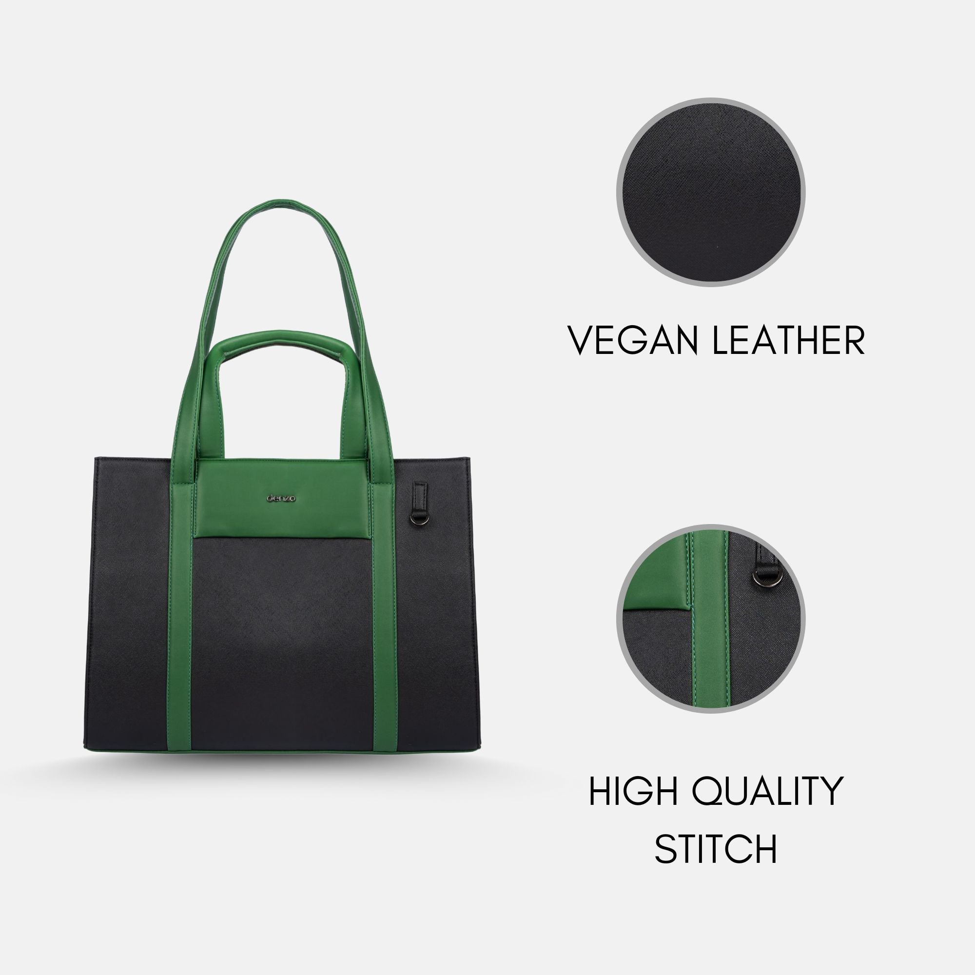 Lady Leader Tote Bag ( Green And Black )
