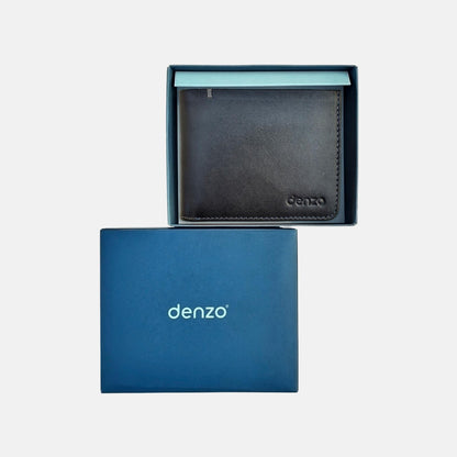 Raven Leather Wallet Black