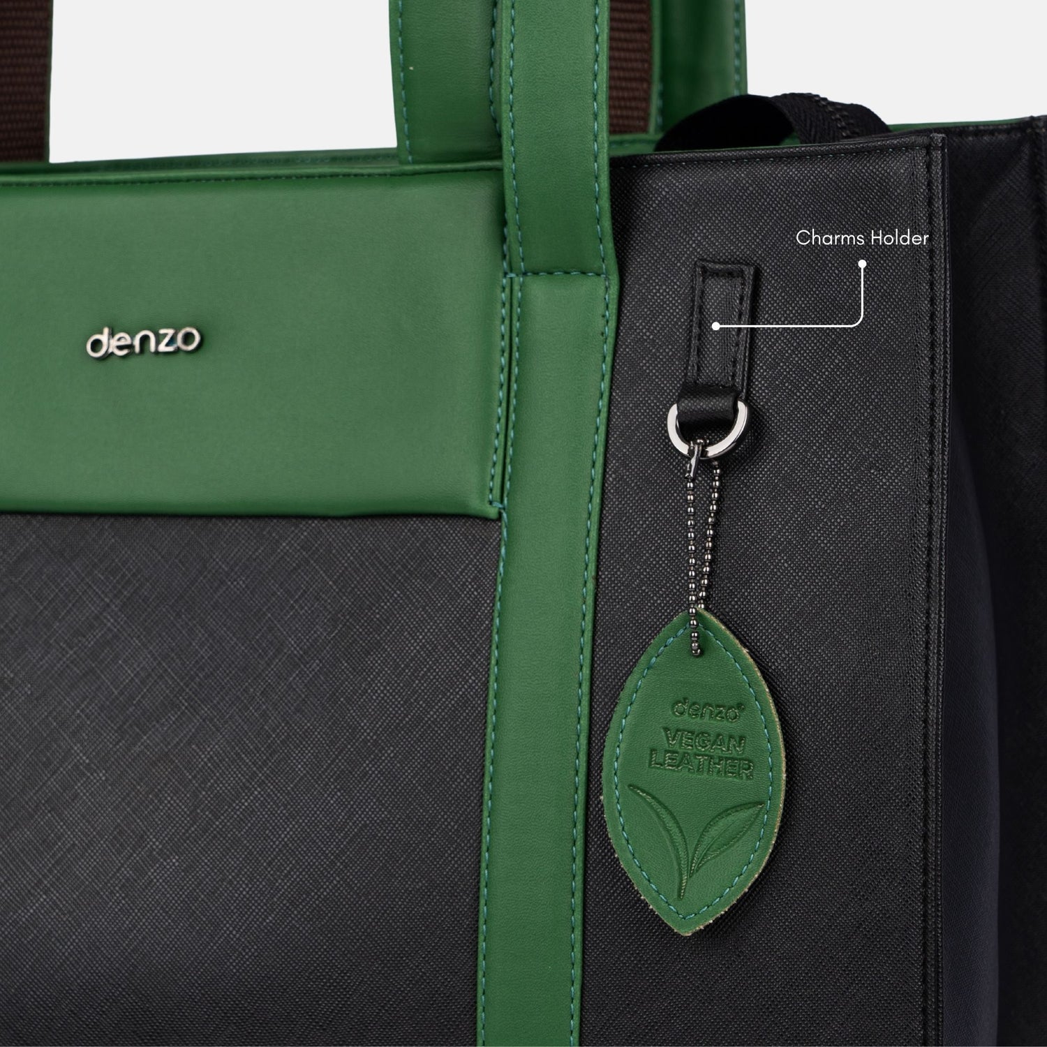 Lady Leader Tote Bag ( Green And Black )