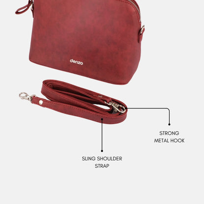 Mysti Aura  Sling Bag Red